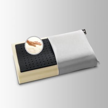 Un cuscino fresco e automodellante è Ergomem ClimActiv di Simmons, in memory foam ad alta tecnologia.